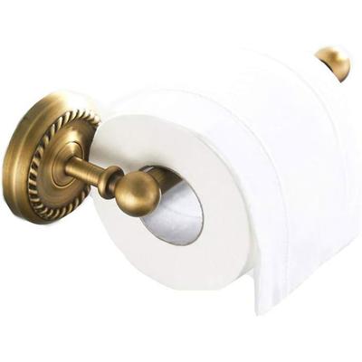 Porte-papier Toilette Mural En Laiton Antique - Support Rouleau Rétro Pour Salle De Bain