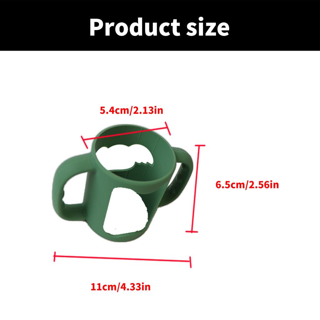 Secure Grip Handle Sleeve Child Friendly Bottle Holder Case Attachment Infant Feeding Bottle Accessory Easy Transition