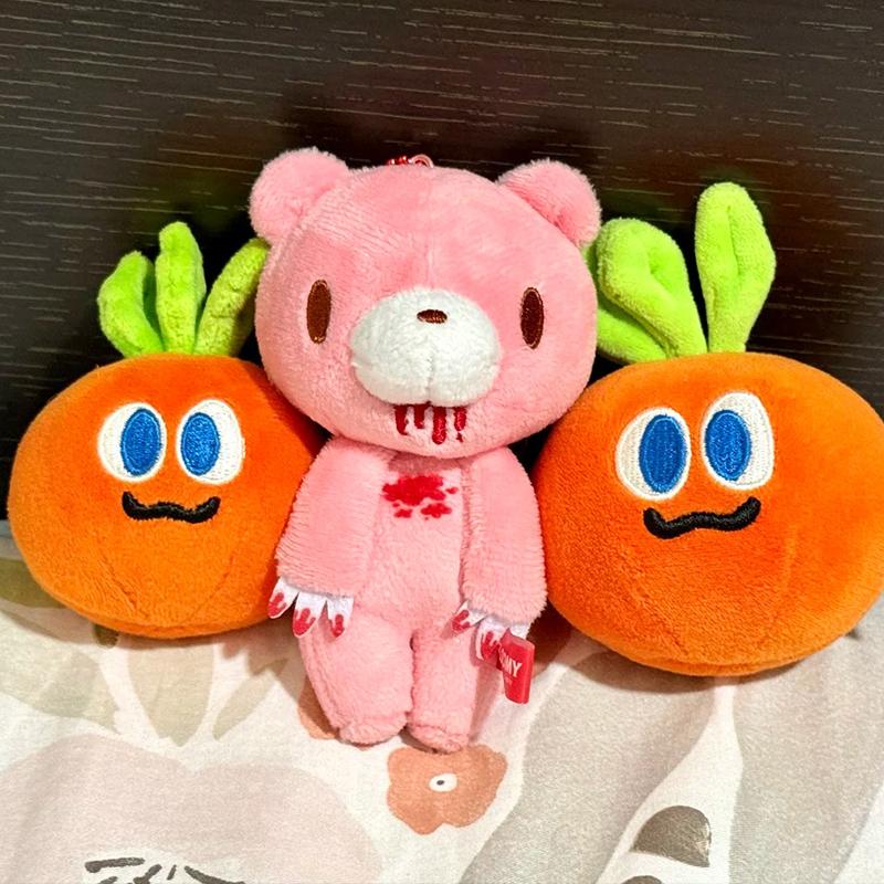 12Cm Pink Bear Plush Pendant Toy Bloodthirsty Pink Bear Soft Toy Cute Teddy Toy Stuffed Animal Pillow For Kids Birthday Gift