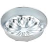 Tiger Crown Silver Cake Pan, 158 X 50mm, Flower Cake Pan, Chrome Plated Steel, 10 Wave Pattern, 1095