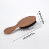 1Pc Oval Boar Bristle & Nylon Hair Comb Mini Anti-Static Hair Scalp Massage Comb Hairbrush Salon Hair Care Brush Styling Tool