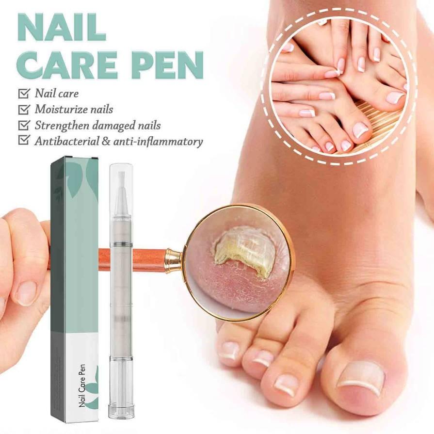 Nail TreatmentPen, Nail Cuticle Oil, Damaged Nail Pen, Nail Strengthening CuticleSwitch, AloeVera And TeaTree Oil RepairDamaged,3ml