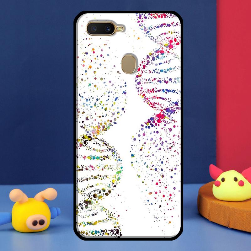 Наука ДНК Химия Чехол Для Oppo A16 A76 A96 A58 A78 A98 A5 A9 A91 A15 A17 A77 A52 A72 A74 A94 A54S A57S Обложка