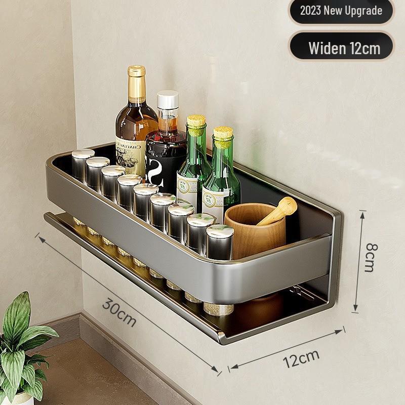 Настенная полка для специй Gao Wenhai без сверления - Кухонные полки для хранения