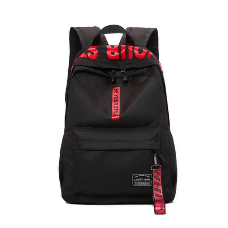 Canvas Travel Backpack Korean Style