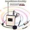 UHF Wireless Microphone Headset Mic Wireless Microphone System Loudspeaker Teacher Tour Guide Voice
