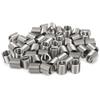 50Pcs Thread Inserts Male Female Reducing Nut Repair Tool Stainless Steel Fastener M8x1.25x2D