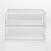 MUJI Акриловый шкаф с перекрытием, 2 ящика, ширина x глубина 13 x высота 47380910, прибл.. 17,5 9,5см