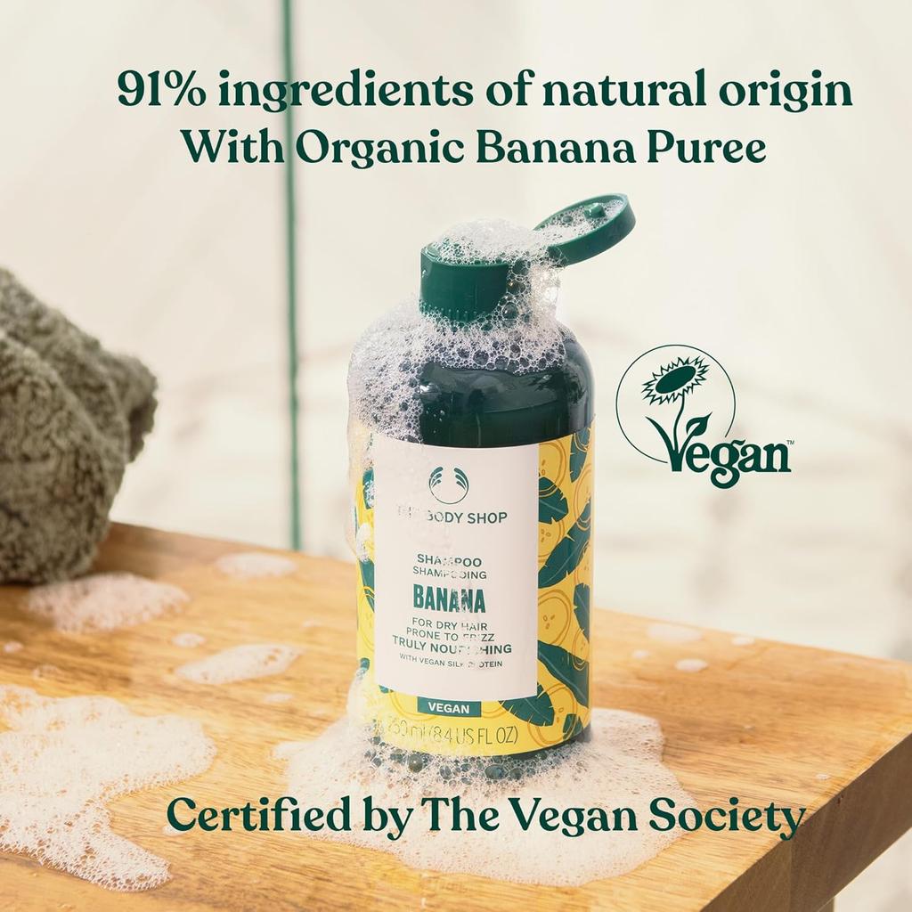 The Body Shop Шампунь Banana Truly Nourishing 250 мл 1 шт. Для мягких волос без пушистости