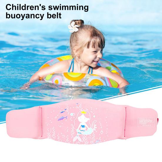 Kids Swim Floating Belt with Adjustable Flotation Belt EVA Foam Buoyancy Belt for Children Swimming Good Training Device
