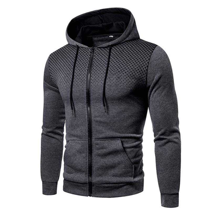 Men's Casual Zipper Sports Sweatshirt - Autumn/Winter Edition