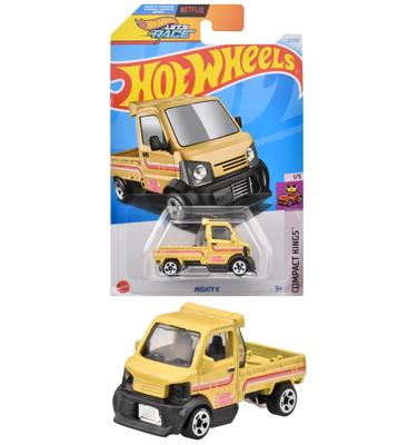Hot Wheels Basic Car Mighty K Vehicle игрушечная мини-машинка для детей от 3 лет и старше желтая HXR00