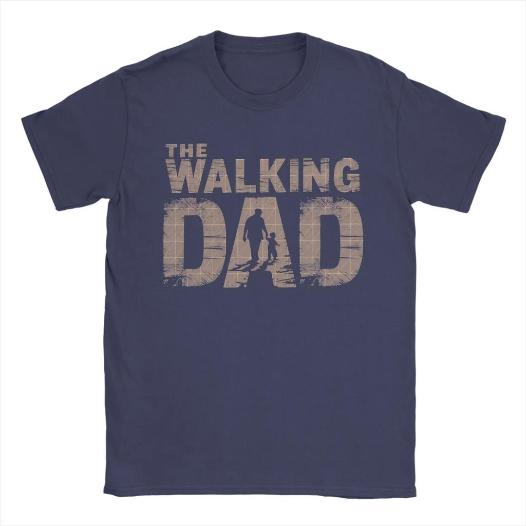 Unisex Tshirt The Walking Dad Vintage 100 Cotton Tees Short Sleeve T Shirt Crewneck Clothing Summer