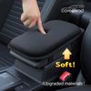 Высококачественная черная подушка на подлокотник автомобиля, Эта мягкая и удобная подушка на подлокотник предлагает приятные ощущения от вождения, Снимает усталость рук