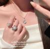 ** Кольцо-Жемчужина Метеора Кометы, Звездное Сияние, Позолоченное 18K Золотом, Сочетание с Жемчужным Ожерельем в Цыганском Стиле
