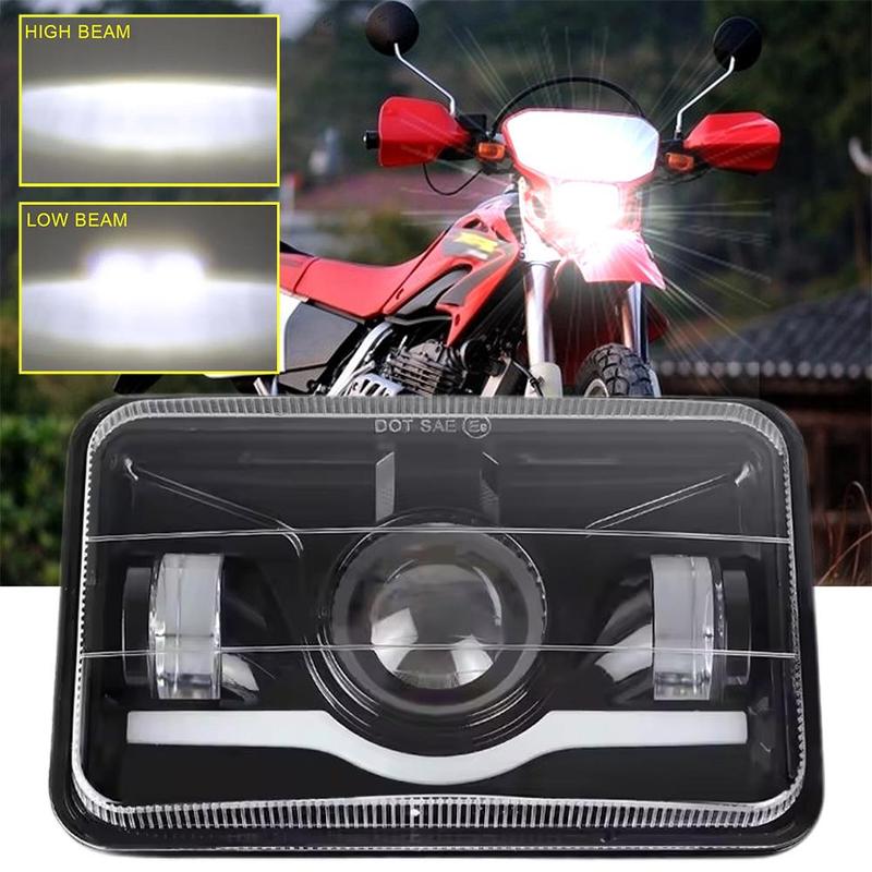 Проектор 4"x6" Светодиодная фара H4656 H4651 Светодиодная фара Для Honda XR650L 1993-2013 XR250L XR650R XR400R Ближний дальний свет и ДХО