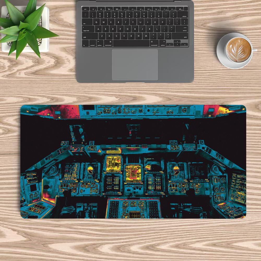 Spacecraft Dashboard Mousepad Speed Office Desk Accessories Gaming Mats Mouse Carpet Mouse Mat Desk Pad Computer Desk Decorating