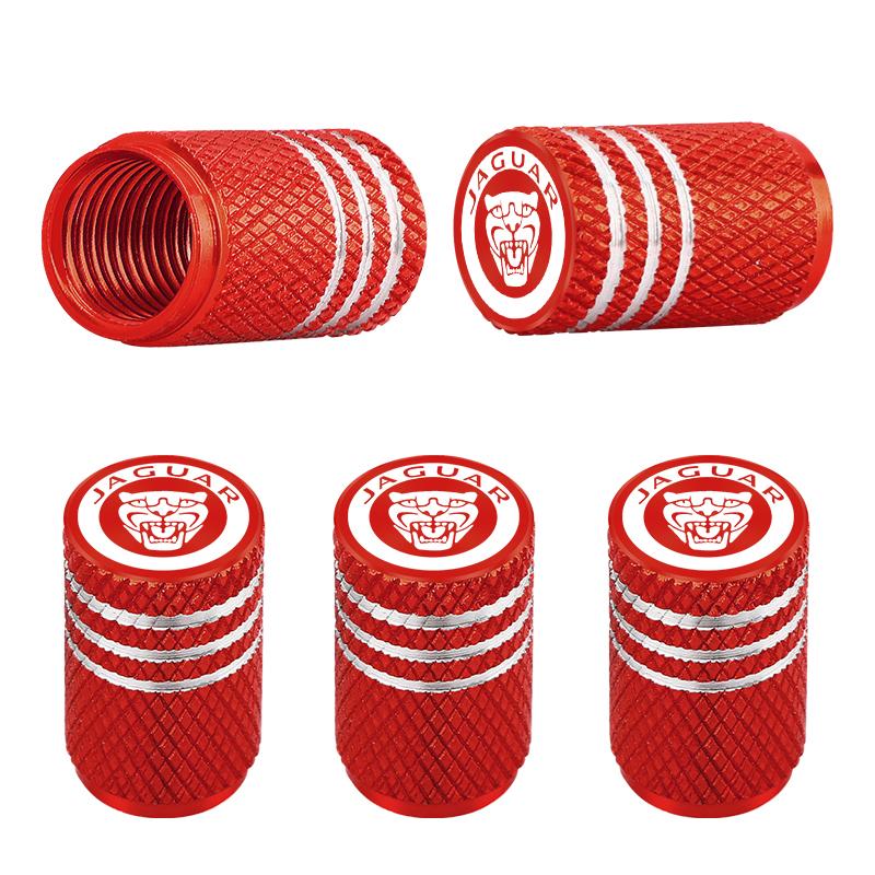 5Pcs Car styling Metal Wheel Tire Valve Caps Stem case For Jaguar Growler XF XE XJ F-Pace X-Type S-Type F-Type E-Pace I-PACE ZZ24