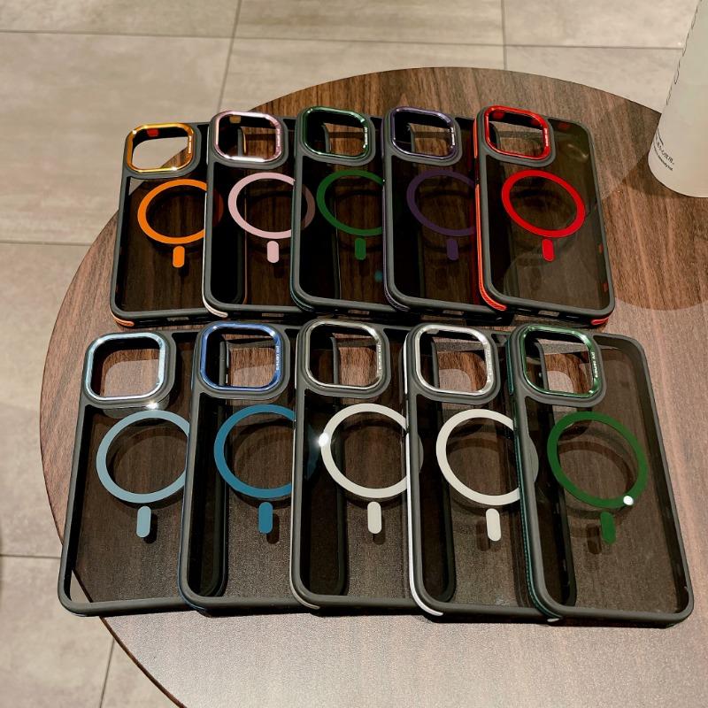Оригинальный ультратонкий прозрачный чехол Magsafe для IPhone 11 13 14 15Pro Max, магнитный чехол для Magsafe, чехол для беспроводной зарядки