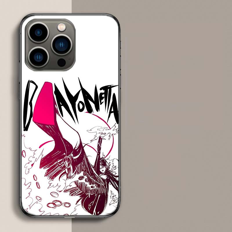 Чехол Bayonetta для iPhone 17 Air 15 Pro 14 Plus 16 Pro Max 12 13 Mini 11 16E X XS. Милый чехол в стиле фунда.