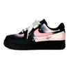 Nike Air Force 1 Нескользящие Износостойкие Низкие Кеды для Скейтборда Женские Черно-Розово-Серебристые HQ1180-001(Команда74-)