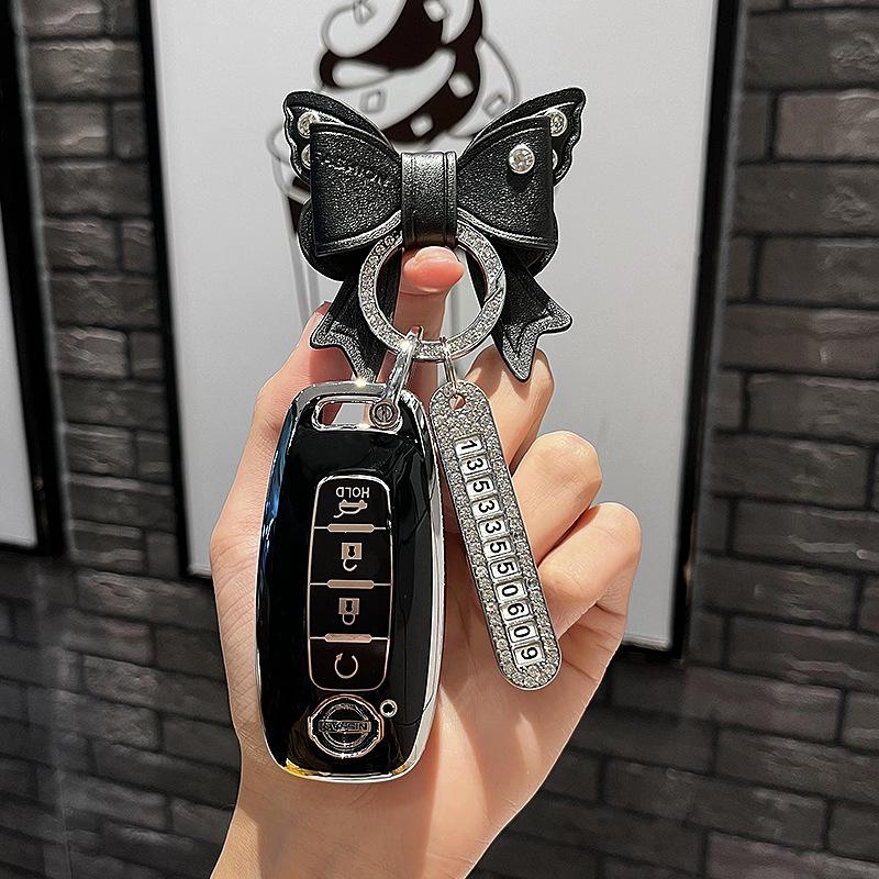 Специальный чехол для ключей Nissan Teana2023Новый высококачественный защитный чехол для пряжки сумки