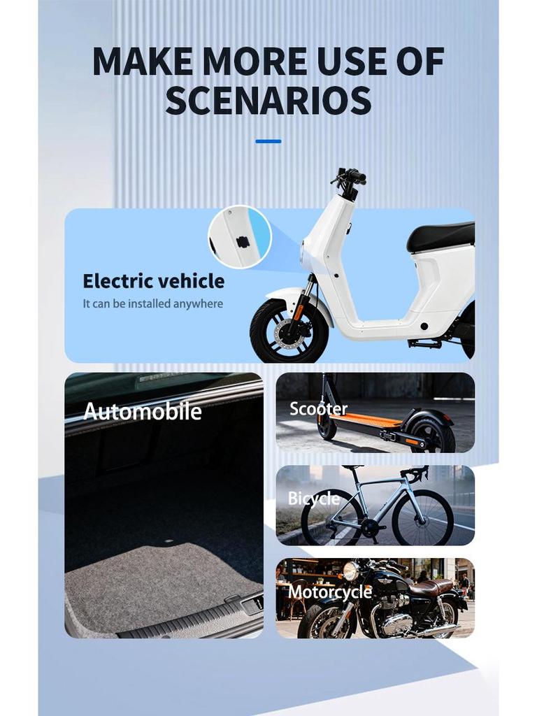 Universal Magnetic Locator & Anti-Loss Tracker Compatible with iOS and Google Systems