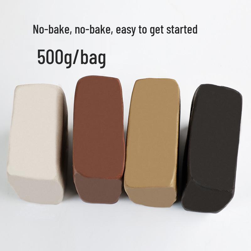 500 г Мягкая фарфоровая глина для детской лепки своими руками и ручной работы, не запекаемая высокобелая глина.