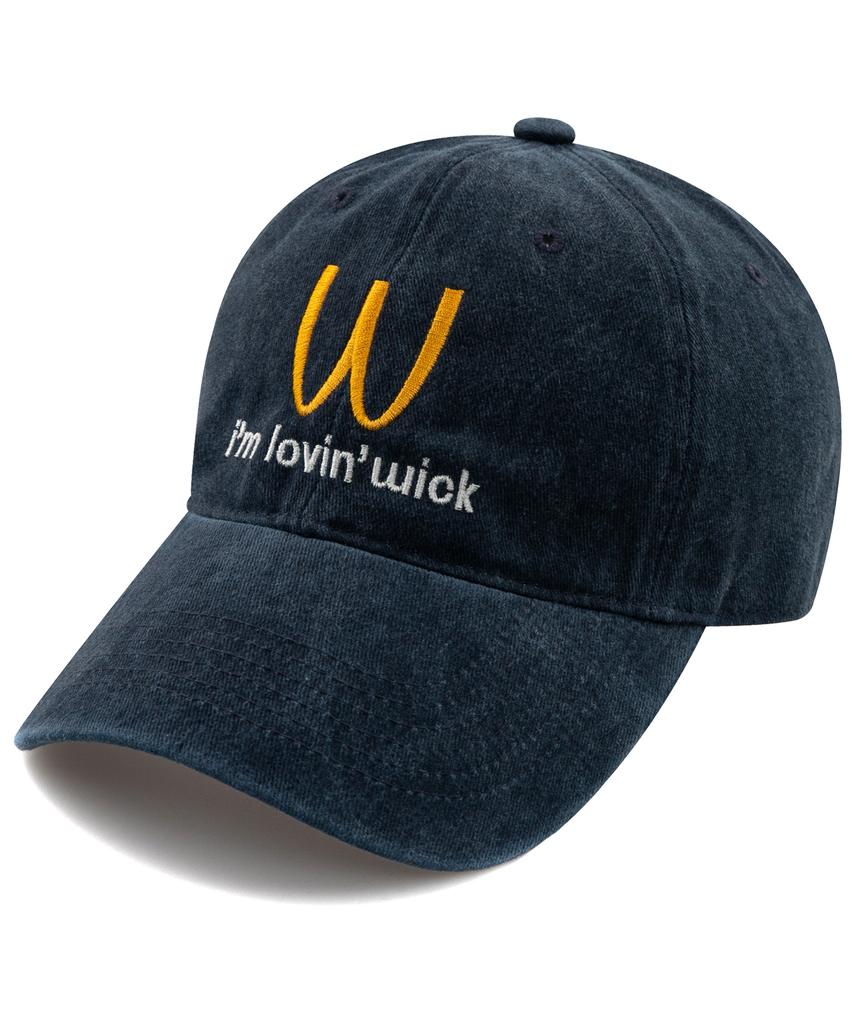 Кепка с козырьком Wig Im Lovin Stonewashed - Темно-синяя
