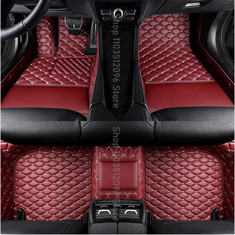 Custom For Hyundai Sonata LF 2015-2018 Car Floor Mats Interior Leather Carpets Auto Accessories Styling Custom Rugs Protect