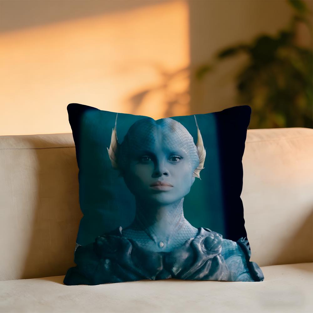 The War Between The Land And The Sea Cushion Cover Cozy Velvet Throw PillowSoft Warm Cushion For Sofa Bed
