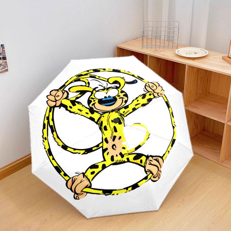 Зонт с рисунком Марсупилами, Новый Стиль, 1 шт., Автоматический Складной Зонт, Портативный Складной Дорожный Зонт, Уличный Зонт, Подарок на День Рождения