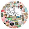 50 шт. Наклейки «Книги для чтения» для DIY: Чемодан, Бутылка для воды, Телефон, Гитара, Ноутбук, Автомобиль, Скрапбукинг, Скейтборд