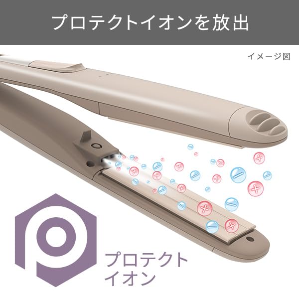 TESCOM Hair Straight Protect Совместимость с температурой Auto Rakuten Elims Clay Iron, Iron, Ion, 30,5 мм, 100-200 ℃, Overseas, Регулировка/Блокировка/Память,