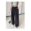 Wide-leg Pants for Women In Summer Thin New Style Pleated Lazy Casual Pants Thin Floor Pants Yamamoto Pants for Women