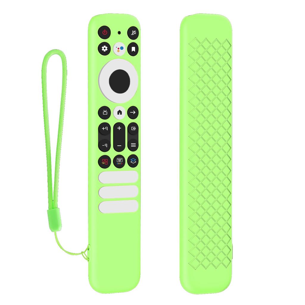Защитный силиконовый чехол для пульта дистанционного управления TCL RC902V 802NU1 с нескользящей текстурой и шнурком, противоударный чехол