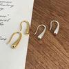 PONYKISS  Sterling Silver Minimalist Water Drop Stud Earrings for Women Party KoreaTrendy Fine  Mini Accessories