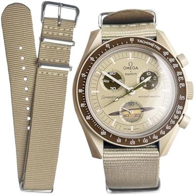 [Ocdin] 20-мм ремешок для часов Omega X Swatch для Omega X Swatch Omega и Swatch Speedmaster Moon Swatc...