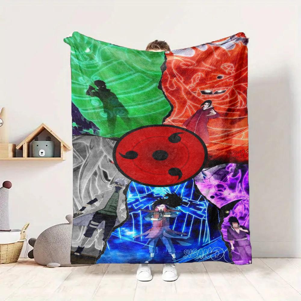 Naruto Art Flannel Blanket Throw Blanket Soft Warm Sofa Bed Camping Car home Decor Unique Christmas Gift C9301927