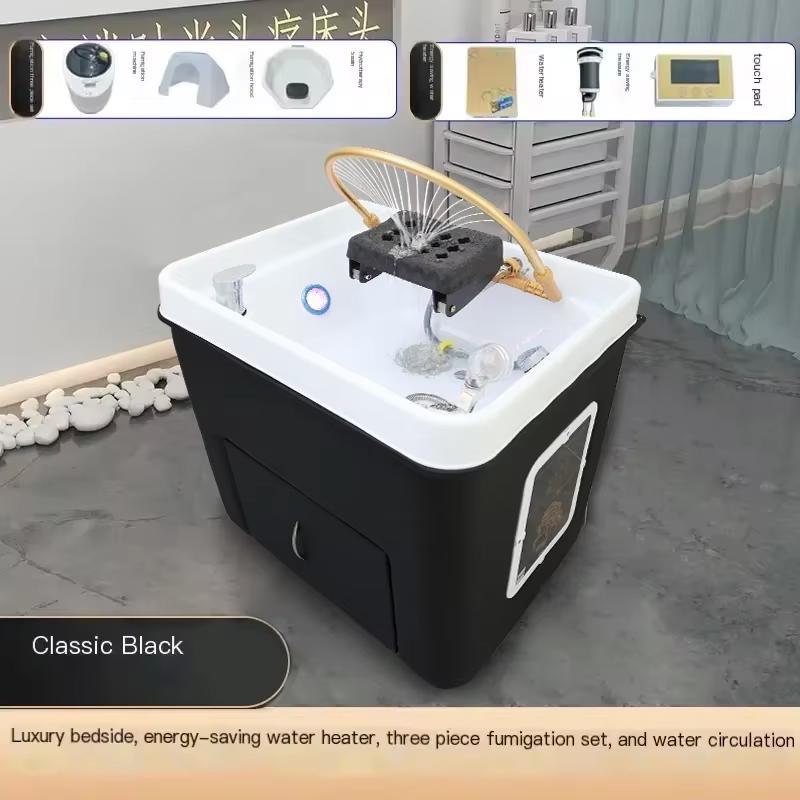 Спа-кресло для мытья головы, раковина для парикмахера, паровое переносное кресло для мытья волос, водная терапия, Lavacabezas, салонное оборудование