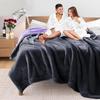 Waterproof Blanket for Bed Sofa Couch Water Resistant Blanket Reversible Leakproof Bed Cover for Adults Elderly Pets