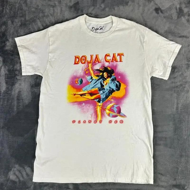 Doja Cat Planet Her Tour T Shirt Medium White Music Merch Pop Rap 2021