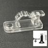 Nylon Adhesive Cable Management Clips - R-Type Crimp for Wire and Network Cables