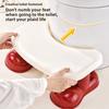 Plastic Anti-Slip Seat Stool Sturdy Poop Stool Comfortable Toilet Stool  Defecation Aid