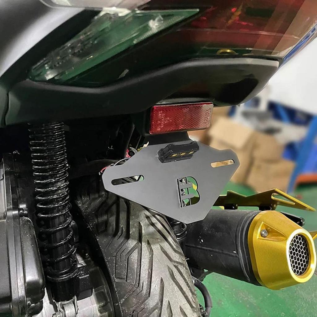 Комплект Kemy для удаления заднего крыла мотоцикла для PCX JK05 PCX160 KF47, Запчасти для мотоцикла, Светодиодная подсветка номера, Отражатель