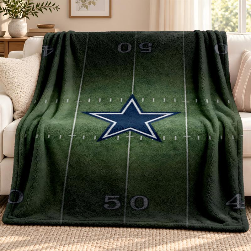 Dallas Cowboys blanket Flannel Blanket Soft Cozy Plush Throw for Sofa Bed Lightweight Home Decoration Outdoor camping
