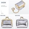 Pure Color Earring Necklace Wallet Luxury Mini Coin Purse Leather Jewelry Storage Box  Daily