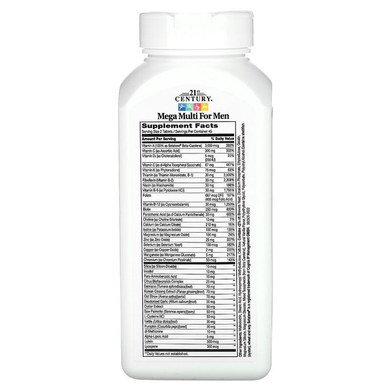 Mega Multi for Men, 90 Tablets