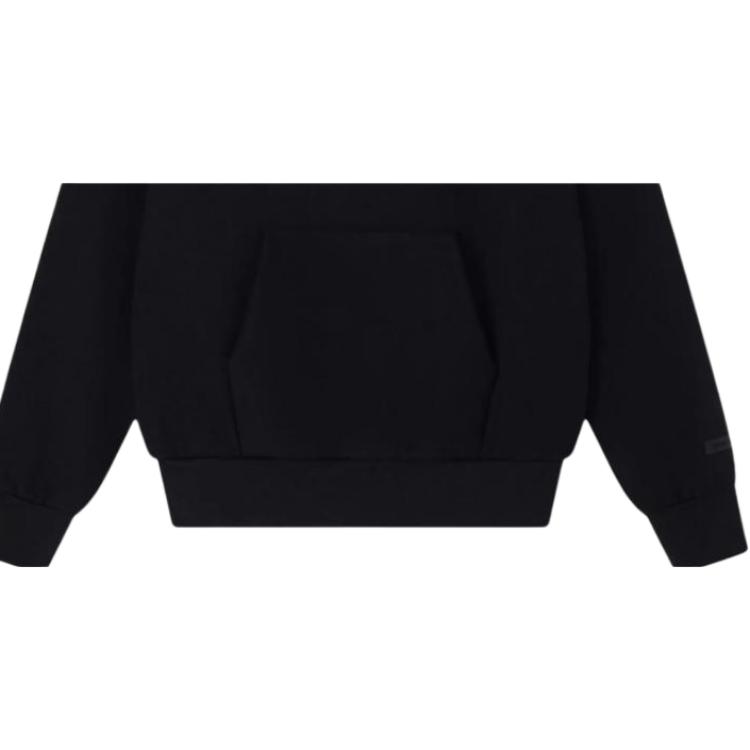 Fear of God Essentials Классическая толстовка Винтажная черная Мужские топы 192AS252061F