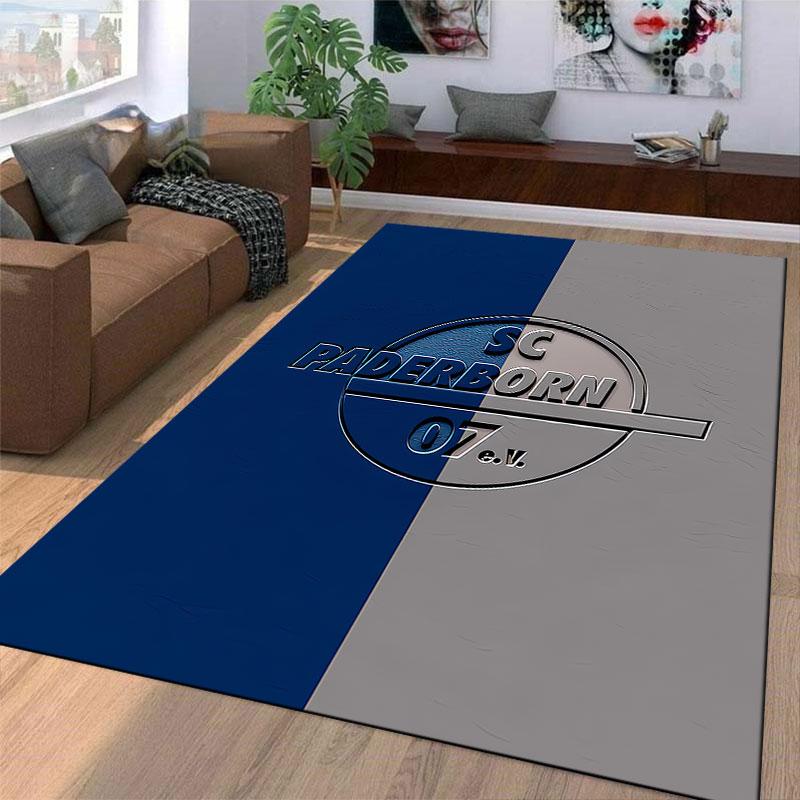 SC Paderborn Logo Carpet suitable as a non-slip mat for the living room or bedroom sofa